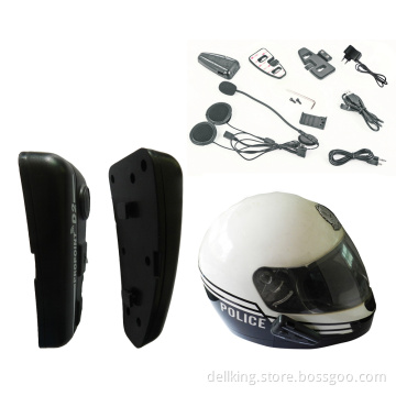 Waterproof 500 Meters Motorcycle Bluetooth Helmet Intercom Headset